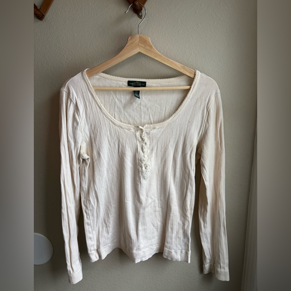 Vintage Ralph Lauren Cream Longsleeve